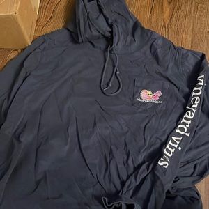 Vineyard Vines lacrosse long sleeve hooded tee